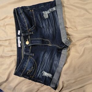 YMI Dark Blue Jean Shorts